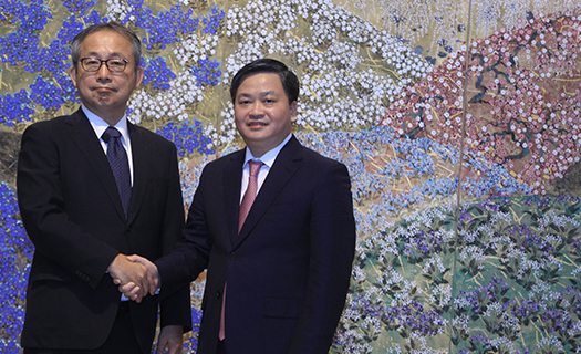 Đại sứ Nhật Bản tại Việt Nam làm việc với VietinBank